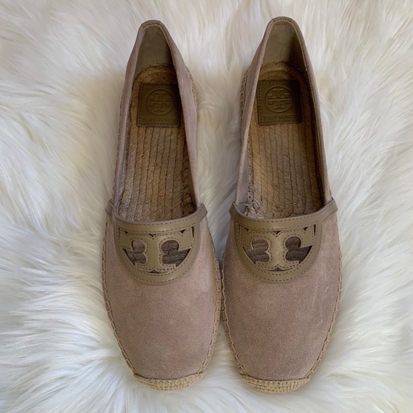 Tory Burch Fumo Suede Sidney Espadrille Flats - Picture 4 of 8